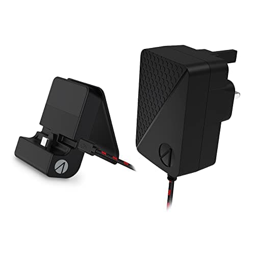 Image of STEALTH SW-C75 Play & View Adjustable Charging Stand for Nintendo Switch & Switch Lite with 2m Premium Braided Cable