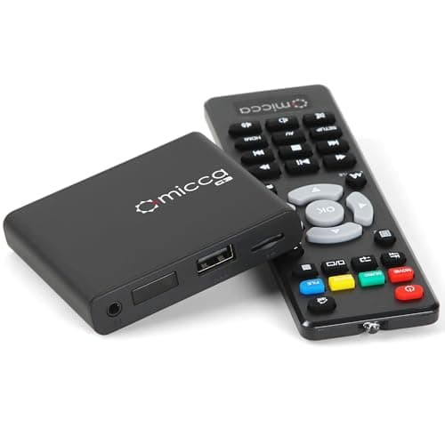 Image of Micca G3 2K Quad-HD Digital Media Player for USB Drives and MicroSD Cards, Digital Signage, H.265/HEVC H.264/AVC MP4 MKV Videos MP3 Music JPG Photos,