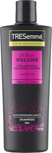 Image of Tresemme 24 Hour Body Volume Shampoo 400ml, Silk Protein + Collagen Complex