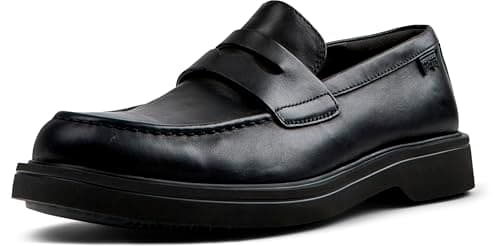 Image of Camper Men's Norman K101001 Moccasin, Black 001, 10 UK