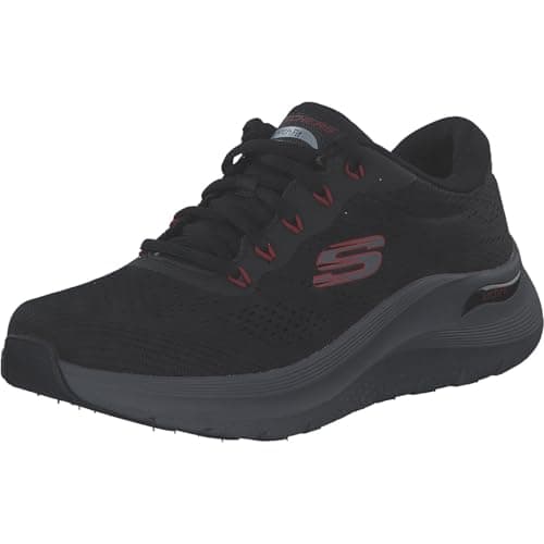 Image of Skechers Men's Arch Fit 2.0 Sneaker, Black Mesh Synthetic, 10 UK