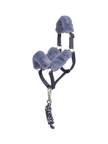 Image of LeMieux Hobby Horse Toy Comfort Headcollar & Leadrope - Navy Blue