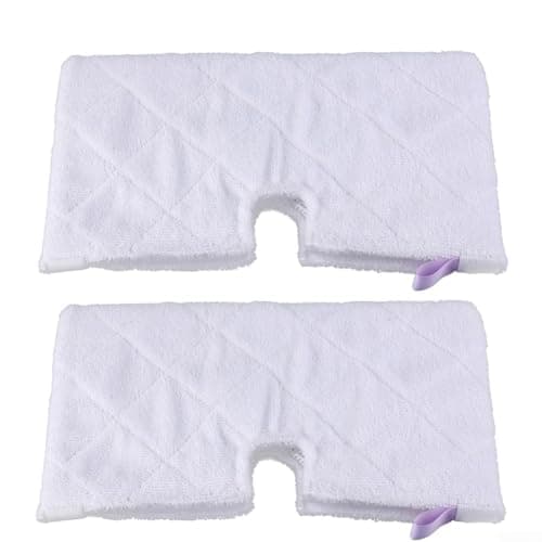 Image of SiSinkal 2 Pack Washable Replacement Cleaning Pads, for Shark for Steam Mop, S3501 S3601, S3550 S3901, Cloth Mop Heads with Install Design,for Efficient Floor Cleaning(2pcs)