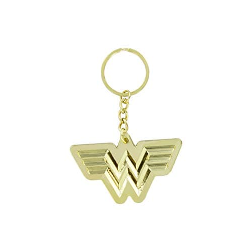 Image of Paladone DC Comics Wonder Woman 1984 Logo Gold Keyring