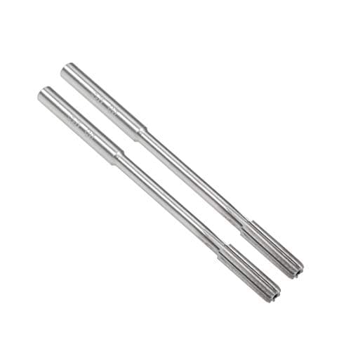 Image of sourcing map 5mm Chucking Reamer, HSS Cobalt M35 Lathe Machine Reamer D4 6 Straight Flutes, Round Shank Milling Cutting Tool, for Stainless Steel Alloy Copper Metal, 2pcs