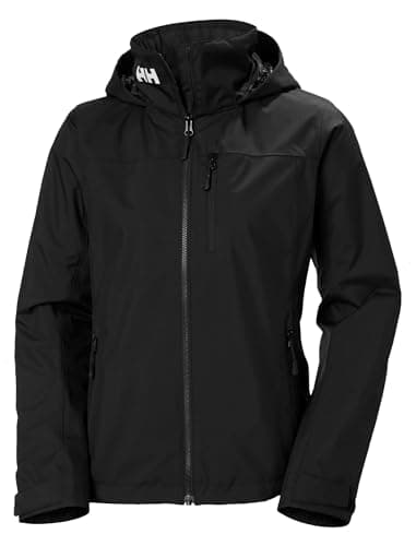 Image of Helly Hansen Women's Crew Hooded Midlayer Jacket, Black, XL