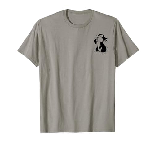 Image of Disney Bambi Thumper Left Chest Vintage Bunny Icon T-Shirt