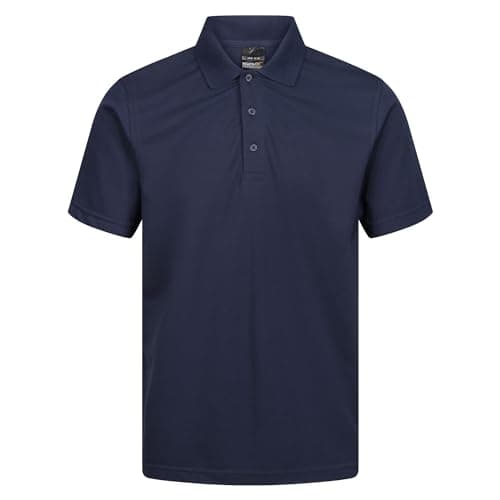 Image of Regatta Professional Mens Pro 65/35 Short Sleeve Polo t Shirt Base Layer Navy