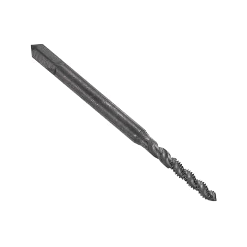 Image of sourcing map Spiral Flute Thread Taps 2-56 UNC 2B Machine Threading Tap Bit, Nitrided Coated Screw Tapping Repair Tool, M2 High-Speed Steel (HSS)