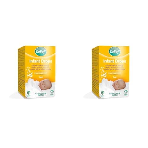 Image of Colief Infant Drops | Lactase Enzyme Drops | Natural Colic Relief for Babies | Reduces Bloating, Wind and Crying | 7ml (Pack of 2)