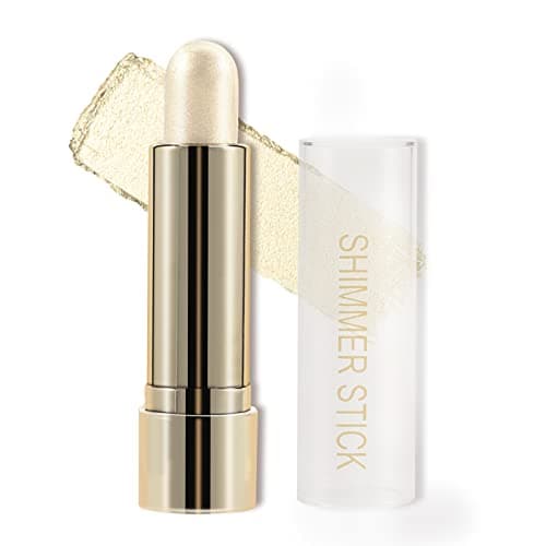 Image of Boobeen Highlight and Glow Stick Shimmer Cream Makeup Contour Stick Highlighter Bronzer Stick Waterproof Long-lasting Face Glitter Highlighter Makeup Stick, Pack of 1