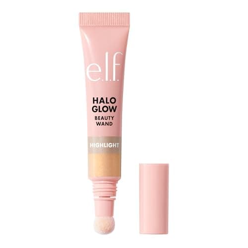Image of e.l.f. Halo Glow Highlight Beauty Wand, Liquid Highlighter Wand For Luminous, Glowing Skin, Buildable Formula, Vegan & Cruelty-free, Starstruck