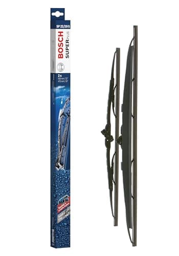 Image of Bosch Wiper Blade Super Plus Spoiler SP22/19S, Length: 550mm/475mm − Set of Front Wiper Blades