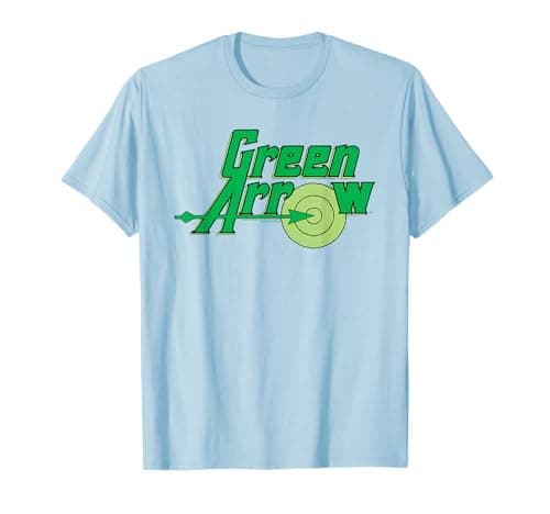 Image of DC Comics Green Arrow Text Logo T-Shirt