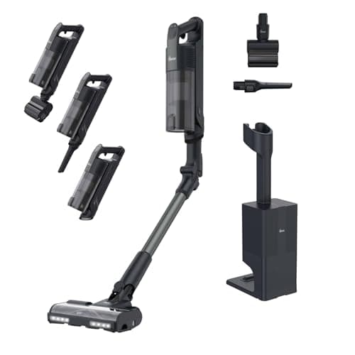 Image of Hoover HF3 Pet Flexi Pro 440W Cordless Vacuum Cleaner Anti-Hair Wrap, 3L Auto-Empty Base, LED Screen, 60 Min Runtime, Park & Go, Double Edge Cleaning with Crevice Tool & Motorized Pet Tool [HF350PXP]