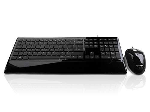 Image of Accuratus Image Set - USB Full Size Slim Keyboard and Mouse with Gloss Finish