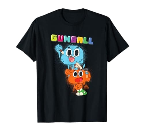 Image of The Amazing World of Gumball Gumball Spray T-Shirt