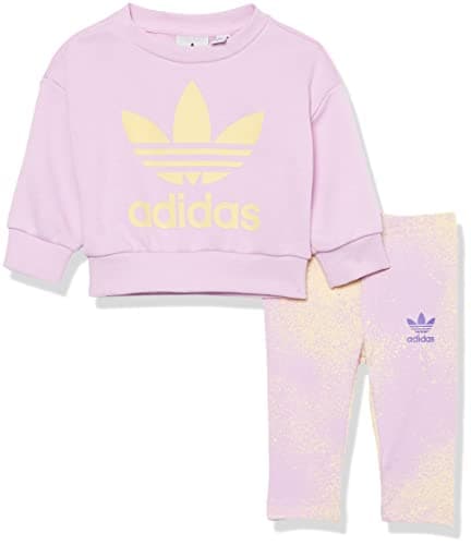 Image of adidas Originals baby-boys Graphic Logo Crew Set