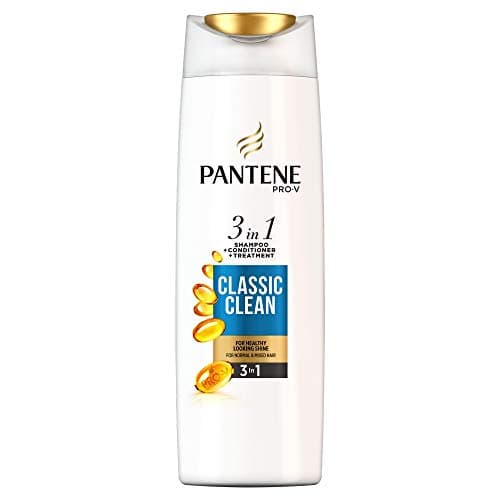 Image of pantene shampoo 225ml 3 in 1 classic clean