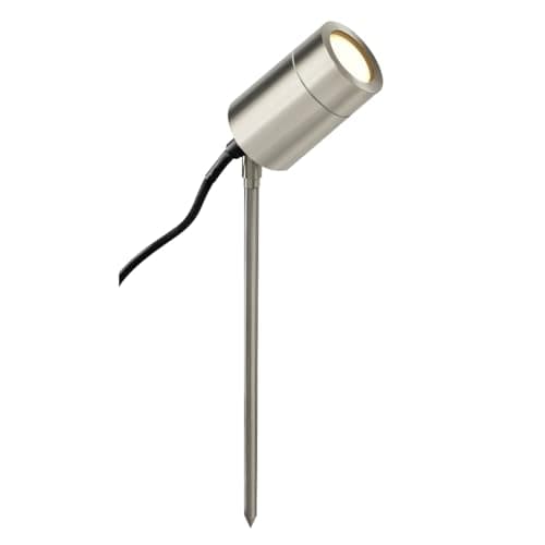 Image of Pack of 4 LED Stainless Steel Spike Outdoor Garden Spike Light IP54 Adjustable Spike Warm White Light LED ZLC05
