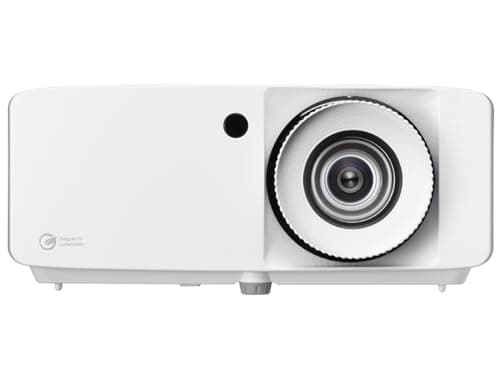 Image of Optoma UHDZ66 4KUHD Home Cinema Laser Projector | 4000 Lumens Brightness | Long Throw Ratio | Supports 240Hz at 1080p | 3D Compatible | up to 303" Image | Built In 15W Speaker | White