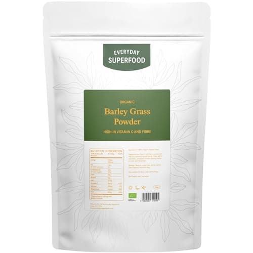 Image of Everyday Superfood Organic Barley Grass Powder 350g, European Grown Barleygrass, Ideal in Juice and Smoothies, Certified Vegan and Kosher