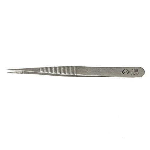 Image of Best Price Square PRECISION TWEEZER, FINE TIP, 120MM T2381 By CK TOOLS