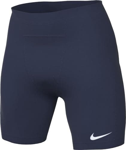 Image of NIKE DH8128-410 M NK DF Strike NP Short Shorts Men's Midnight Navy/White Size M