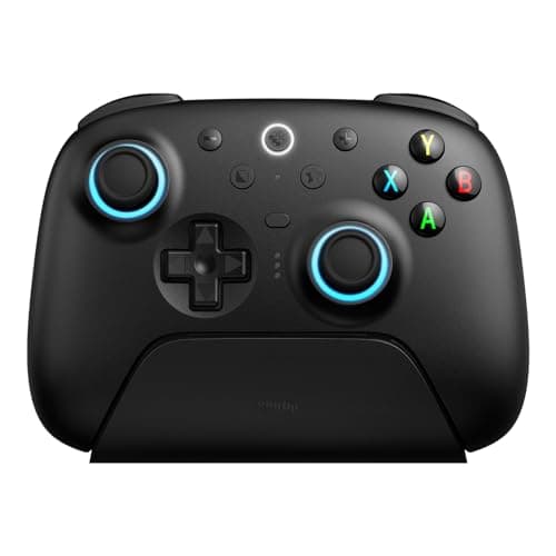 Image of 8Bitdo Ultimate 2 Wireless Controller for Windows & Android, Gaming Controller with TMR Joysticks, Switchable Hall Effect/Tactile Triggers, Motion Control, RGB Fire Ring, 8Speed Wireless Tech, Black
