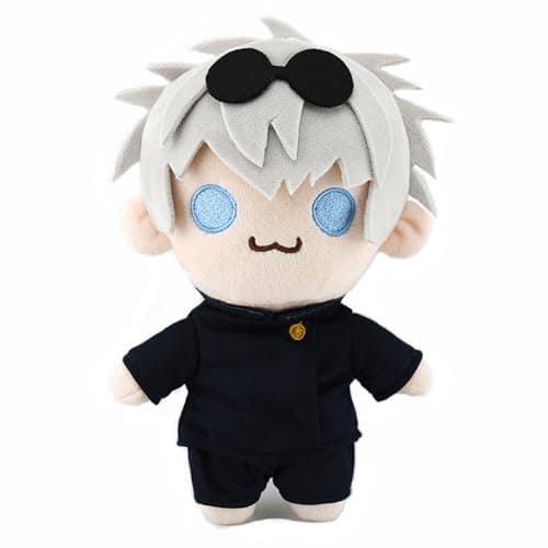 Image of TONGMAN 22 cm Gojo Satoru PlushToy,Gojoand Geto Stuffed AnimalsToy,Gojo and Jujutsu Plush Kaisen PlushToy,Kids PlushFigure ，Plushie Pillow Collectible & Birthday Gifts for Kids Adults Fans (Style A)
