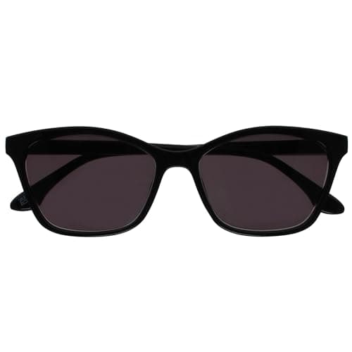 Image of OPULIZE KAT Reading Sunglasses - Cat-Eye Frame - Black - Men & Women - Spring Hinges - S59-1 - +1.50