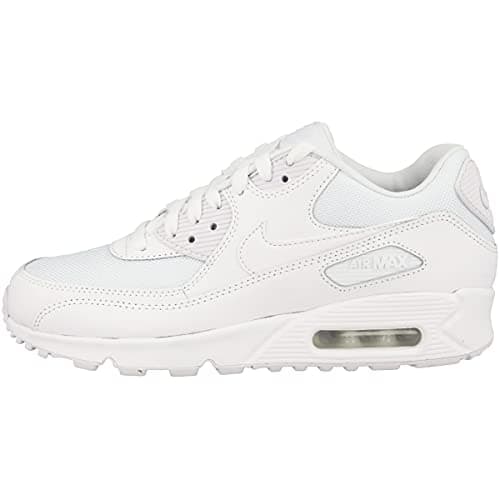 Image of Nike Men's Air Max 90 Essential Trainers, Blanco (White / White-White-White), 9 UK