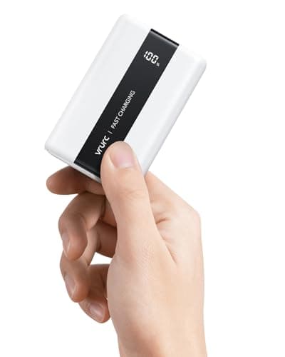 Image of VRURC Mini Power Bank 20000mAh, 22.5W Fast Charging USB C Portable Charger with PD QC 3.0,Ultra Compact Portable Battery Bank, Small External Battery Packs for iPhone, Samsung, iPad