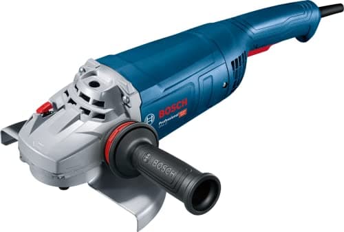 Image of Bosch Professional Angle Grinder GWS 22-230 P (2200 W, Including Anti-Vibration Auxiliary Handle, Backing Flange, Locking nut, Protective Guard, Two-Hole Spanner)