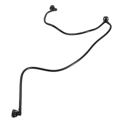 Image of Partuto Radiator Hose No.A2465010325 Engine Coolant Overflow Hose for Mercedes Benz A Class W176 2013-2018 Plastic Black Good Sealing