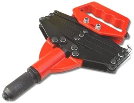 Image of Unibos Single-Handed 32" Heavy Duty Lazy Tong Hand Riveter Pop Rivet Gun
