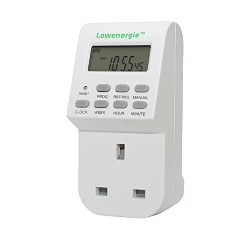 Image of Lowenergie 7 Day Programmable Digital Plug-In Electronic Timer socket 12-24 hour (1)