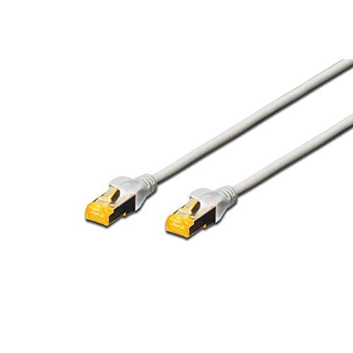Image of DIGITUS LAN Cable Cat 6A - 10m - RJ45 Network Cable - S/FTP Shielded - 10 Gbps - Compatible with Cat6 and Cat7 - Black