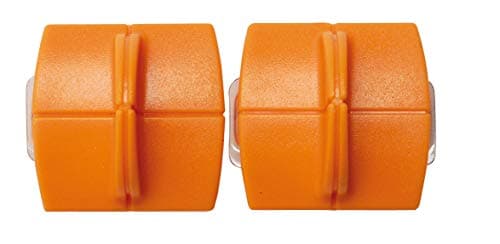 Image of Fiskars Spare Blades for Personal Paper Trimmers, 2 Pieces, For Straight Cuts, High Profile TripleTrack Titanium, Orange, 1004677