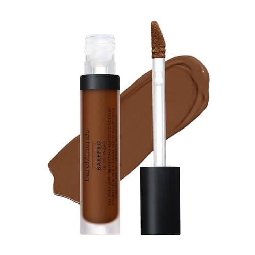 Image of bareMinerals BAREPRO 16HR All Over Skin-Perfecting Matte Concealer Mineral SPF 25 - Niacinamide, Conceals Dark Spots, Blemishes + Dark Circles Under Eyes, Safe for Sensitive Skin, Vegan