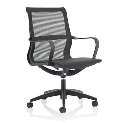 Image of OPO Lula Executive Chair with Arms | Executive Boardroom Chair with High Back Large Seat and Tilt Mechanism | 5 Star Base Mesh