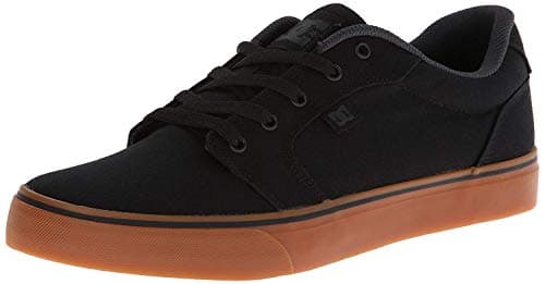 Image of Dc Shoes Men's Anvil Skate Shoe, Black/Black, 9 UK