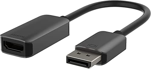 Image of Belkin HDMI to DisplayPort Adapter, DP 1.2 to HDMI 2.0 Converter for 4K 60 hz Monitor with HDR 10, HDCP 2.2 Compatible, and Uni Directional