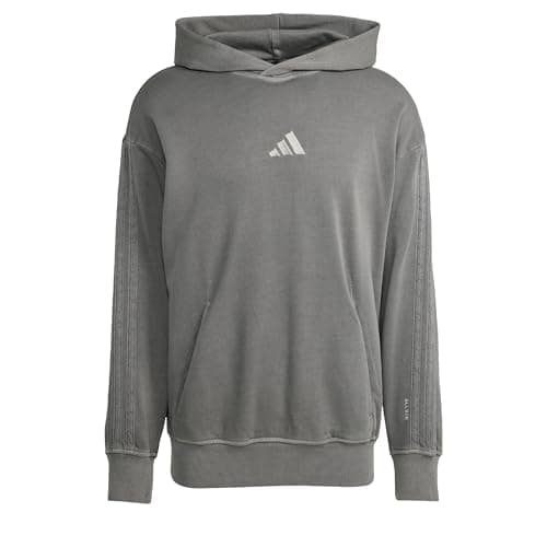 Image of adidas Men's ALL SZN French Terry Washed Hoodie, black, L