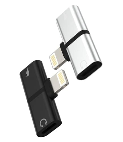 Image of Lightning Jack Headphone for Apple (2Pack) AUX Cable Earphones Charger Accessories for iPhone 14 13 12 11 Pro Max 7 8 Plus X SE XS XR for iPad Air Splitter Portable Travel Office Laptop Tablet Daily