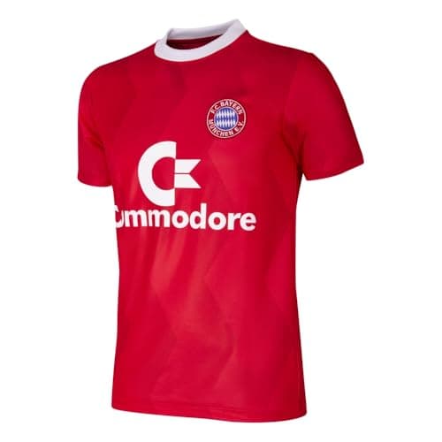 Image of FC Bayern Munich 1988-89 Retro Football Jersey, red, L