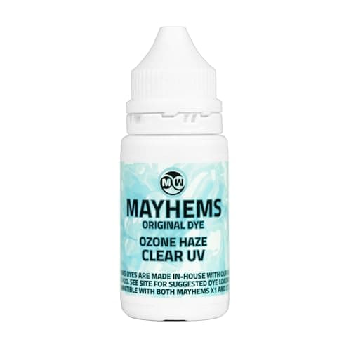 Image of Mayhems - Water Cooling PC Coolant Dye - Original Series - Intense Colour, UV Flourescent Blue, 15 ml - Ozone Haze Clear