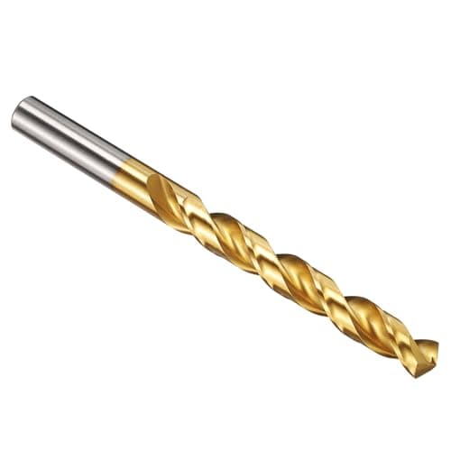 Image of PATIKIL 12mm Drill Bit, M42 8% Cobalt High-Speed Steel Jobber Straight Shank 135° Titanium Nitride (TiN) Coated for Hard Metal Stainless Steel - 1 Pack