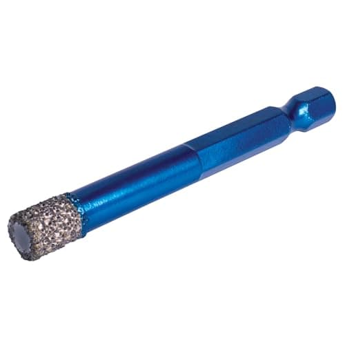 Image of Mexco Wax filled Diamond Tile Drill Bit with Hex Fit for Drilling Porcelain, Ceramic, Stone – 8mm
