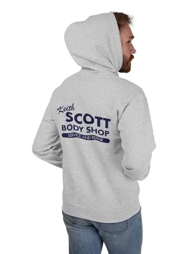 Image of Keith Scott Body Shop Hoodie – One Tree Hill Inspired Unisex Hooded Sweatshirt | Scott Auto Garage TV Show Fan Gift | Rear Print Pullover Jumper – Sizes S–XXL